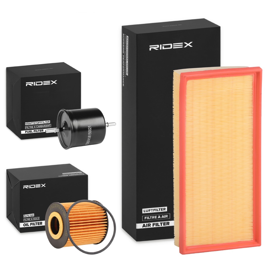 RIDEX Filter kit Varenummer: 4055F22943 billige
