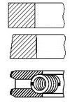 FAI AutoParts Piston Ring Kit Article number: PR253-000 cheaply