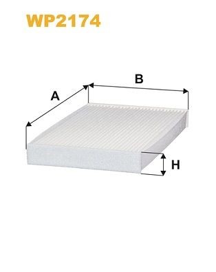 WIX FILTERS Pollen filter Article number: WP2174 cheaply