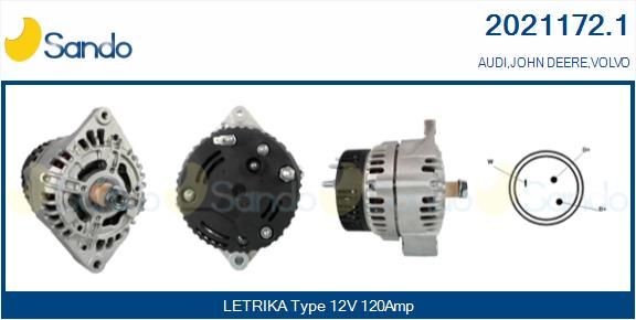 SANDO SRG73004.0 EGR-jahuti CADDY 2.0 TDI 140 HP Diisel