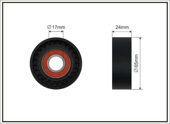 CAFFARO Tensioner pulley Article number: 500645 cheaply