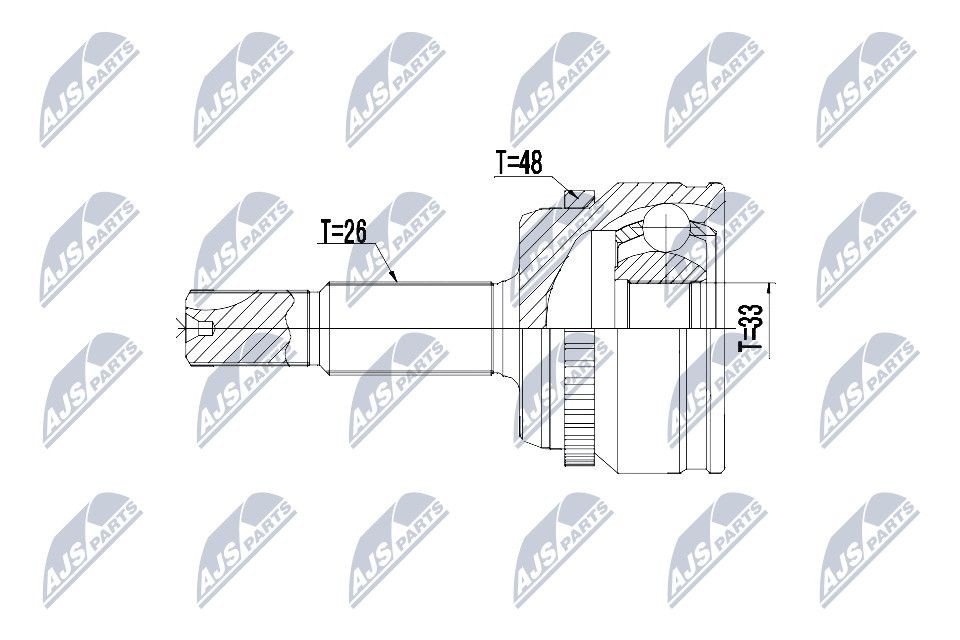 NTY Joint kit, drive shaft Article number: NPZ-TY-103 cheaply