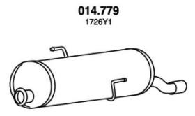 PEDOL Rear silencer Article number: 014.779 cheaply