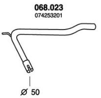 PEDOL Exhaust Pipe Article number: 068.023 cheaply