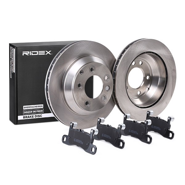 RIDEX Brake discs and pads set Article number: 3405B0967 cheaply