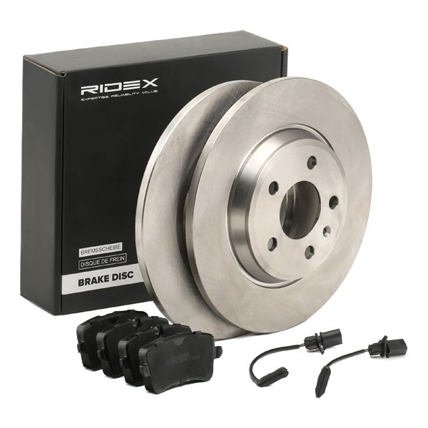 RIDEX Brake discs and pads set Article number: 3405B0987 cheaply