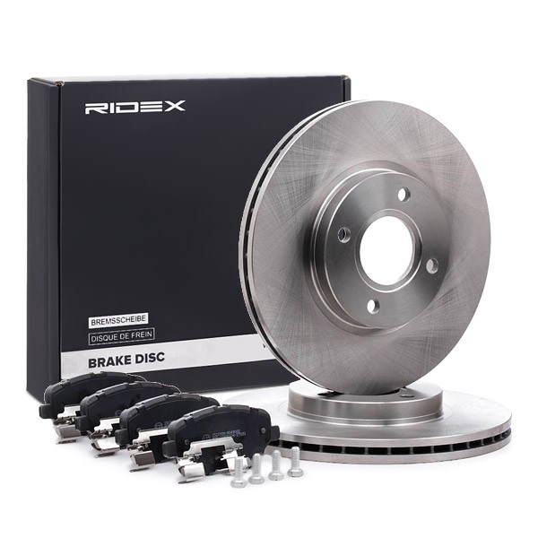 RIDEX Brake discs and pads set Article number: 3405B1003 cheaply