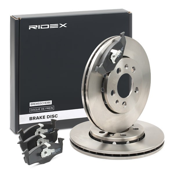 RIDEX Brake discs and pads set Article number: 3405B1019 cheaply