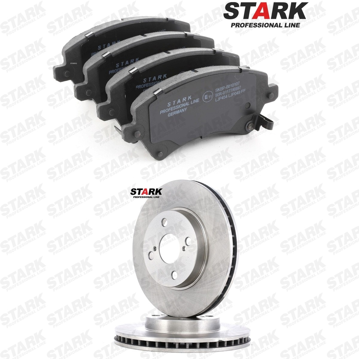 STARK Brake discs and pads set Article number: SKBK-10991023 cheaply