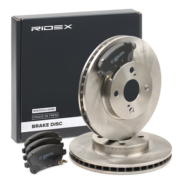 RIDEX Brake discs and pads set Article number: 3405B1025 cheaply