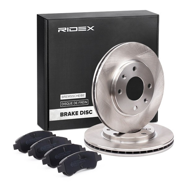 RIDEX Brake discs and pads set Article number: 3405B1101 cheaply
