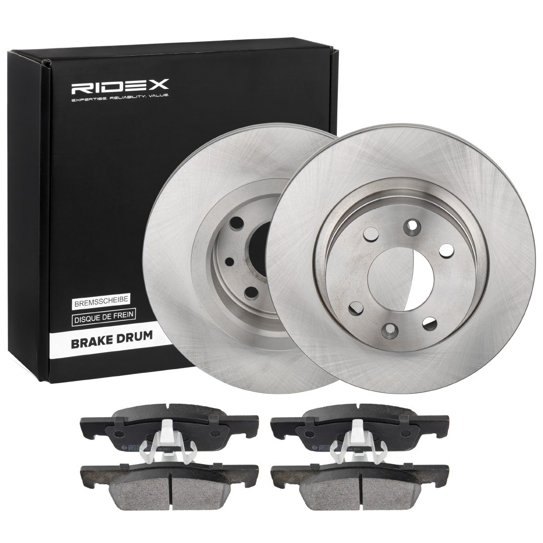 RIDEX Brake discs and pads set Article number: 3405B1105 cheaply
