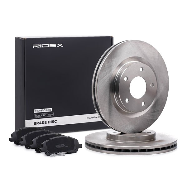 RIDEX Brake discs and pads set Article number: 3405B1162 cheaply