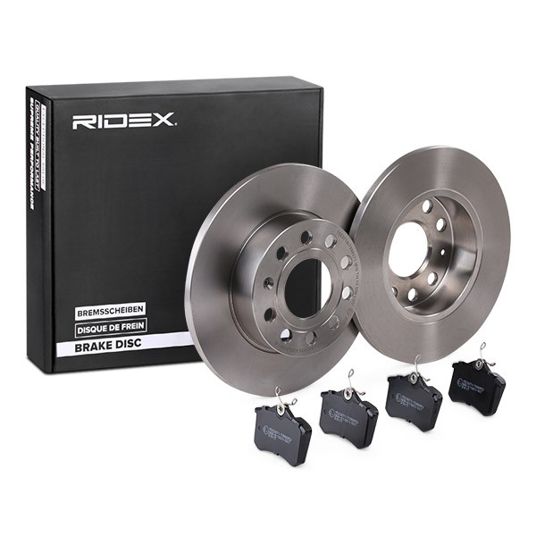 RIDEX Brake discs and pads set Article number: 3405B1259 cheaply