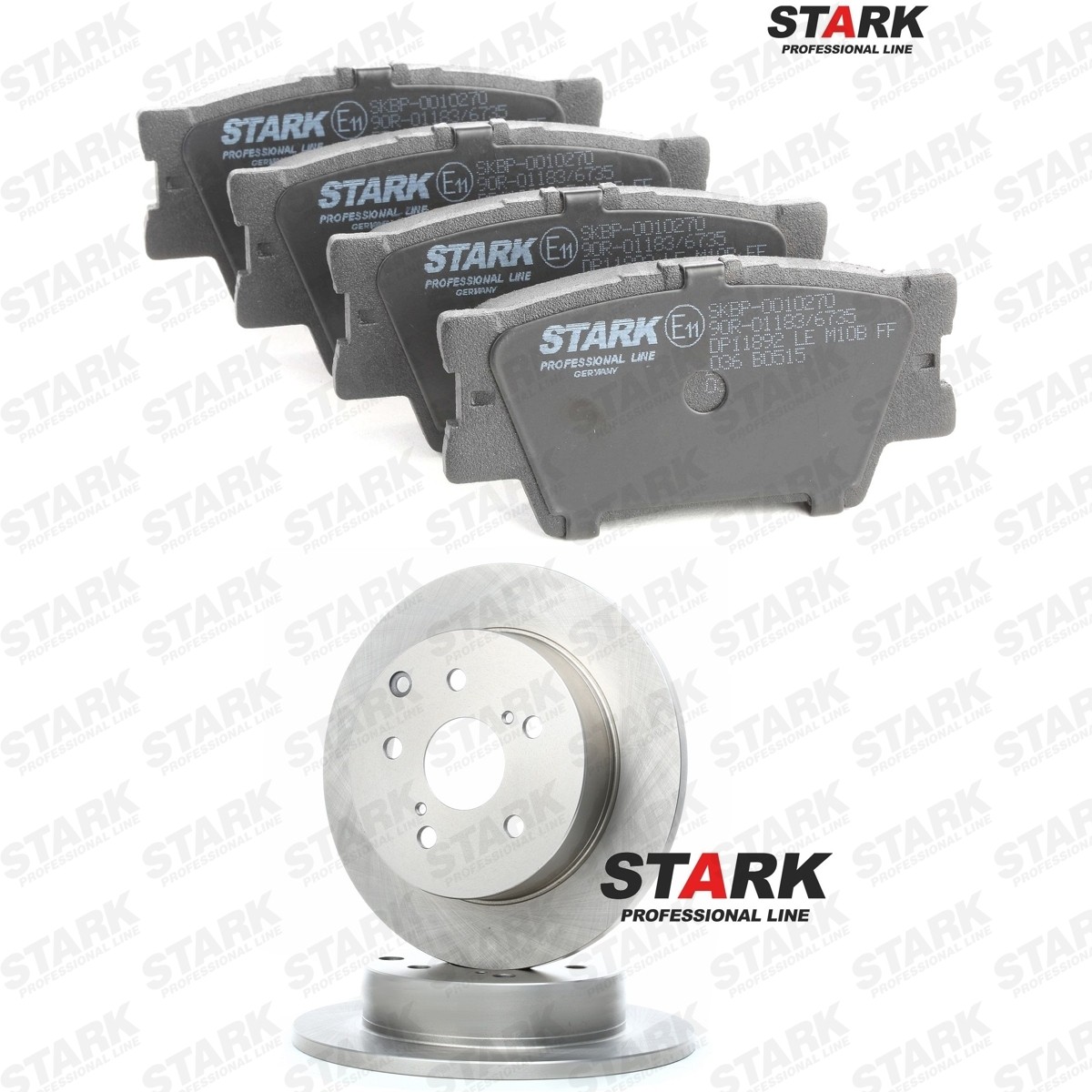 STARK Brake discs and pads set Article number: SKBK-10991292 cheaply