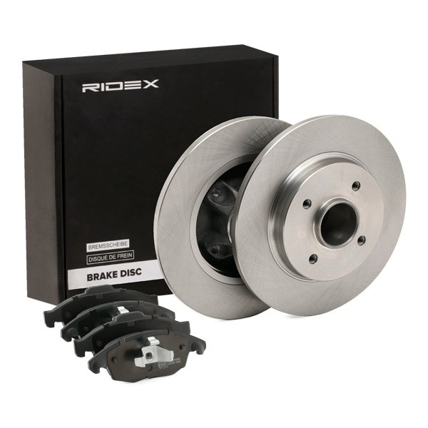 RIDEX Brake discs and pads set Article number: 3405B1408 cheaply