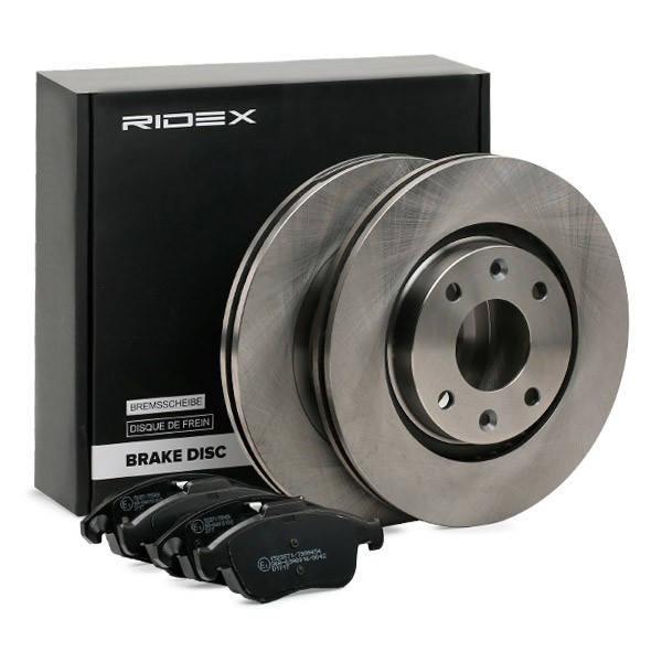 RIDEX Brake discs and pads set Article number: 3405B1445 cheaply