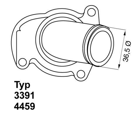 WAHLER Thermostat Article number: 3391.92D cheaply