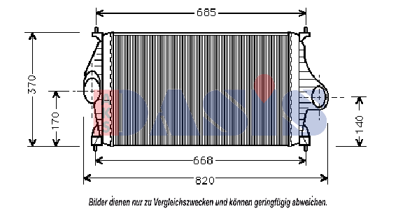 AKS DASIS Air conditioning condenser Article number: 082000N cheaply