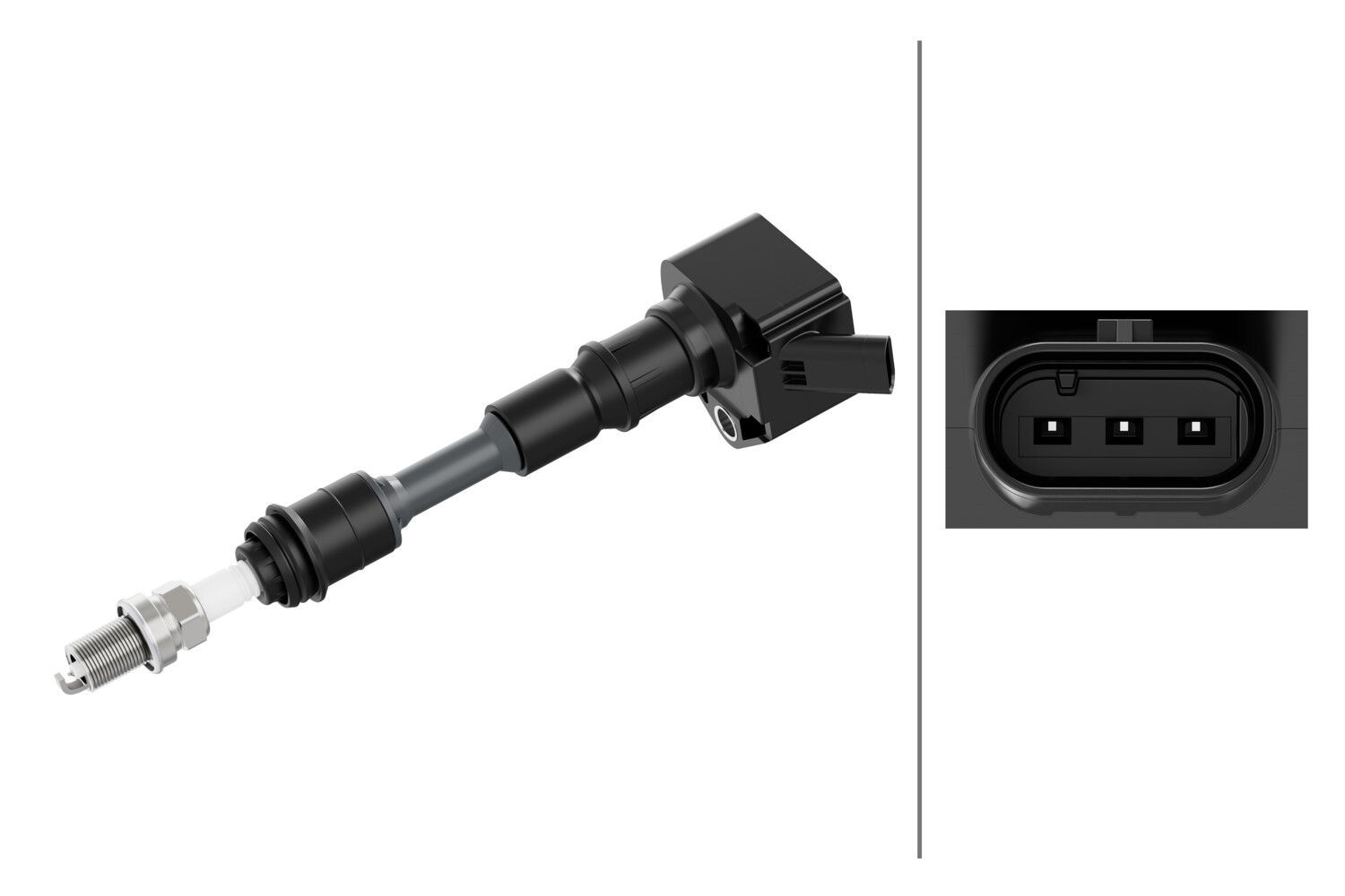 HELLA Ignition coil Article number: 5DA 358 168-201 cheaply