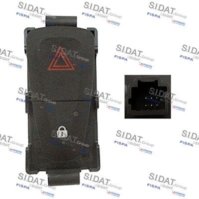 SIDAT 660546A2 Hazard Light Switch SCÉNIC 1.5 dCi (JZ02, JZ0R) 95 PS Diesel 2016