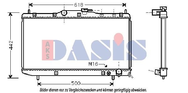AKS DASIS Fan, radiator Article number: 118022N cheaply