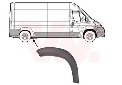 VAN WEZEL Fender flare Article number: 1651424 cheaply