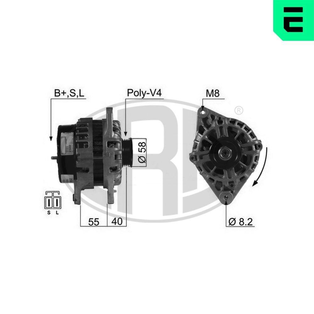ERA Generator Varenummer: 210492A billige