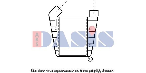 AKS DASIS Intercooler Article number: 157020N cheaply