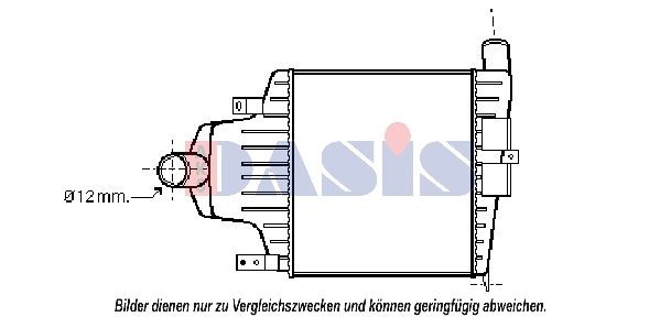 AKS DASIS Intercooler Article number: 157027N cheaply