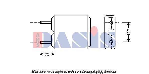 AKS DASIS Varmeelement, kabinevarme Varenummer: 159120N billige