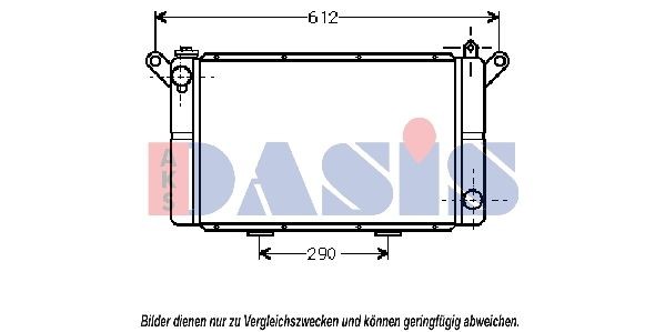 AKS DASIS Radiator, racire motor număr articol: 181620N ieftin