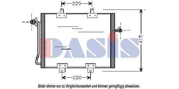 AKS DASIS Kondensaator, kliimaseade Artikli number: 182210N soodsalt