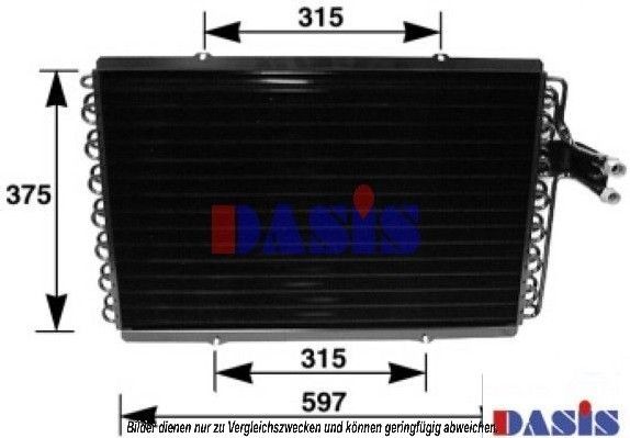 AKS DASIS Air conditioning condenser Article number: 182310N cheaply