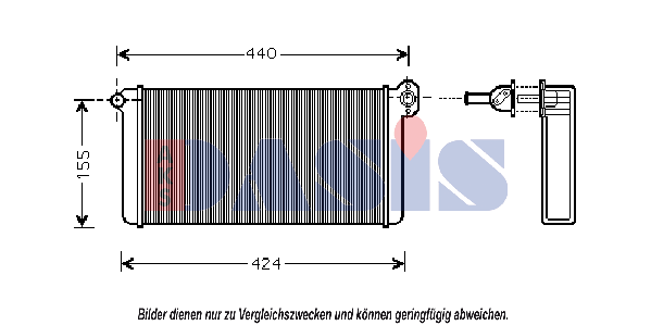 AKS DASIS Engine radiator Article number: 200060N cheaply