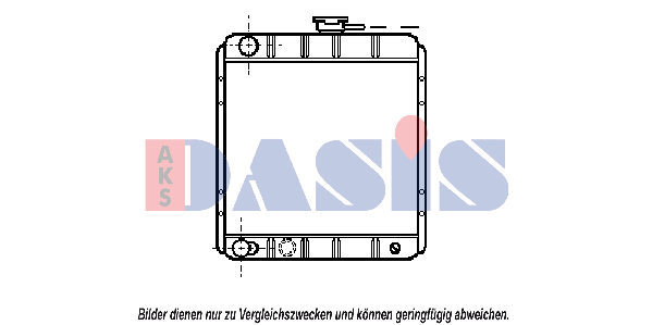 AKS DASIS Engine radiator Article number: 200100N cheaply