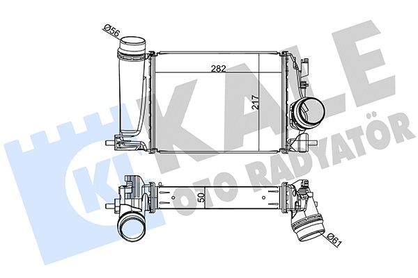 KALE OTO RADYATOR Intercooler Article number: 350970 cheaply