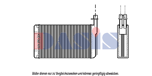 AKS DASIS Engine radiator Article number: 300360N cheaply