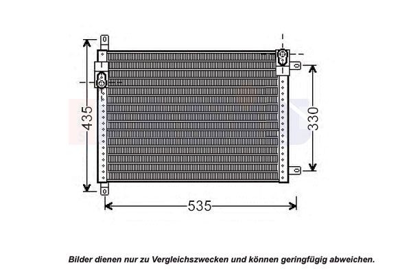 AKS DASIS Air conditioning condenser Article number: 302002N cheaply
