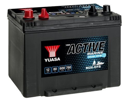 YUASA Starterbatteri Varenummer: M26-EFB billige
