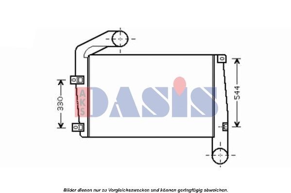AKS DASIS Intercooler Article number: 467013N cheaply