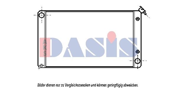 AKS DASIS Engine radiator Article number: 520034N cheaply