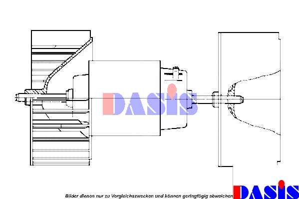 AKS DASIS Kabineblæser Varenummer: 740439N billige