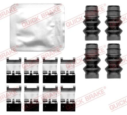 QUICK BRAKE 109-0135 Accessory Kit, disc brake pads TRANSIT CUSTOM E-Transit Custom 136 PS Electric