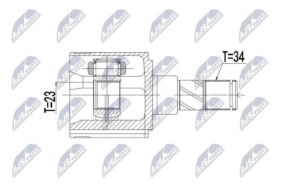 NTY Joint kit, drive shaft Article number: NPW-BM-124 cheaply