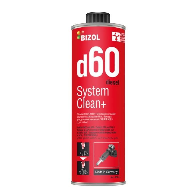 BIZOL Cleaner, diesel injection system Diesel System Clean+, d60 Article number: 8881 cheaply