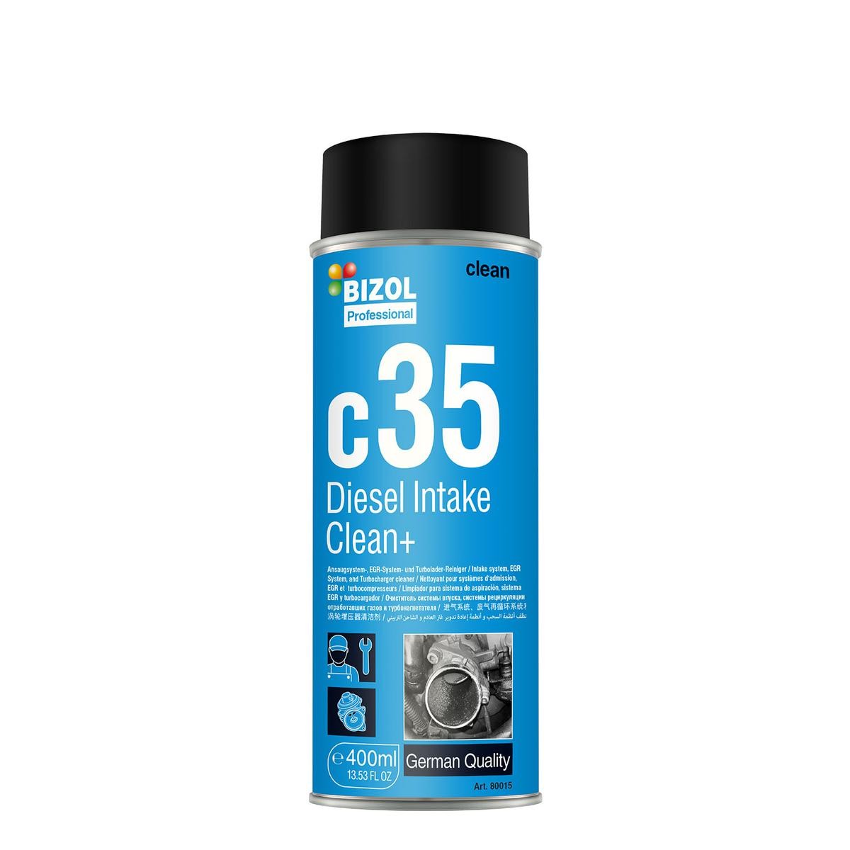 BIZOL Cleaner, diesel injection system Diesel Intake Clean+, c35 Article number: 80015 cheaply