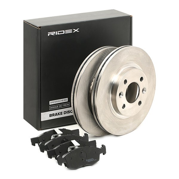RIDEX Brake discs and pads set Article number: 3405B1625 cheaply