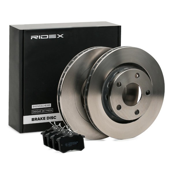 RIDEX Brake discs and pads set Article number: 3405B1629 cheaply