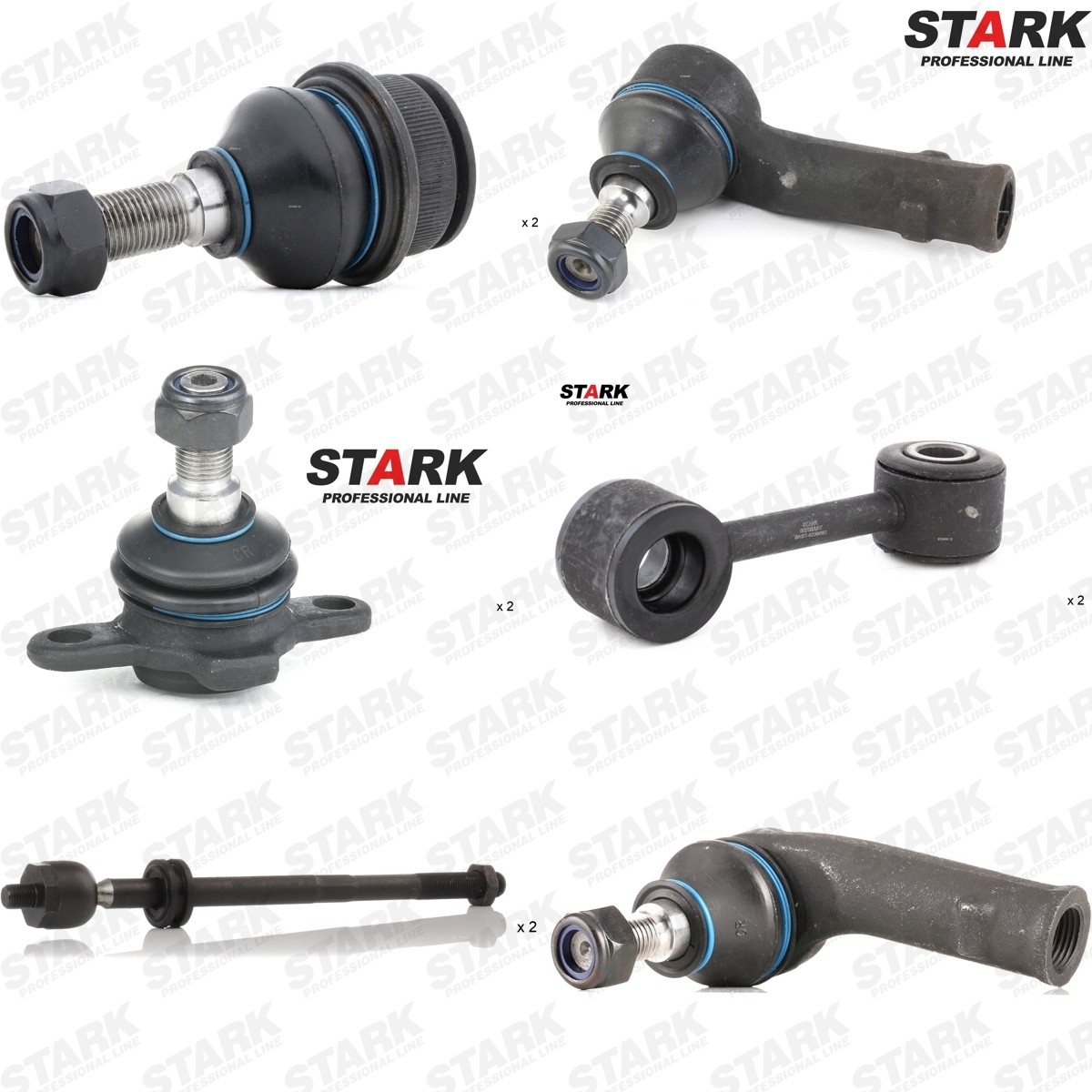 STARK SKRKW-4960140 Σετ επισκευής, ανάρτηση τροχών TRANSPORTER 1.9 D 61 PS Πετρέλαιο 2003